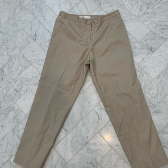 trina Turk Cropped khaki pants size 4 EUC - Picture 5 of 11